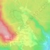 Mappa topografica La Volée, altitudine, rilievo