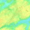 Mappa topografica Le Village Pacary, altitudine, rilievo