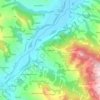Mappa topografica Castagneto, altitudine, rilievo