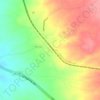 Mappa topografica Hermosa, altitudine, rilievo