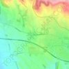 Mappa topografica Les Granettes, altitudine, rilievo