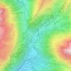 Mappa topografica Les Frasserands, altitudine, rilievo