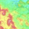 Mappa topografica Hillohe, altitudine, rilievo