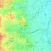 Mappa topografica Hilten, altitudine, rilievo
