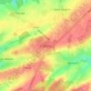 Mappa topografica Fraineux, altitudine, rilievo