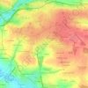 Mappa topografica La Chauvinière, altitudine, rilievo