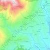 Mappa topografica Trucheis, altitudine, rilievo