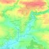Mappa topografica Les Jarries, altitudine, rilievo