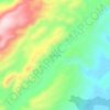 Mappa topografica San Blas, altitudine, rilievo