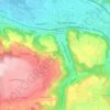Mappa topografica Le Meynier, altitudine, rilievo