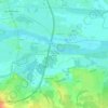 Mappa topografica Les Grandes Plaines, altitudine, rilievo