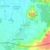 Mappa topografica Baruth, altitudine, rilievo