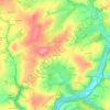 Mappa topografica Kernanvel, altitudine, rilievo