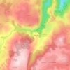 Mappa topografica Le Luchadou, altitudine, rilievo