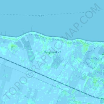 Mappa topografica Müggendorf, altitudine, rilievo