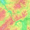 Mappa topografica Rhein-Lahn-Kreis, altitudine, rilievo