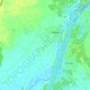 Mappa topografica Bössel, altitudine, rilievo