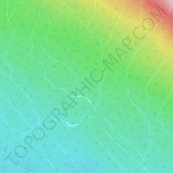 Mappa topografica Omineca Mountains, altitudine, rilievo