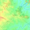 Mappa topografica Ranebennur, altitudine, rilievo