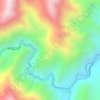 Mappa topografica Berlin, altitudine, rilievo