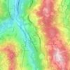 Mappa topografica Serrucce, altitudine, rilievo