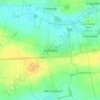 Mappa topografica Gamstädt, altitudine, rilievo