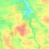 Mappa topografica Lestanet, altitudine, rilievo