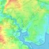 Mappa topografica Le Clos de Bernus, altitudine, rilievo