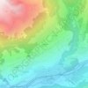 Mappa topografica La Thuile, altitudine, rilievo