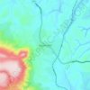 Mappa topografica Ngaoundal, altitudine, rilievo