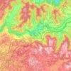 Mappa topografica Pisino, altitudine, rilievo