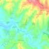 Mappa topografica A-dos-Ruivos, altitudine, rilievo