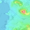 Mappa topografica La Coudoulière, altitudine, rilievo