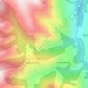 Mappa topografica Les Potes, altitudine, rilievo