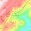 Mappa topografica Ventaquemada, altitudine, rilievo
