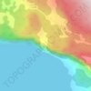 Mappa topografica Salto del Calzoncillo, altitudine, rilievo