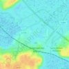 Mappa topografica Blactot, altitudine, rilievo