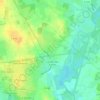 Mappa topografica Les Grands Evignés, altitudine, rilievo
