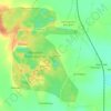 Mappa topografica Salboni, altitudine, rilievo