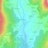 Mappa topografica Tallóns, altitudine, rilievo