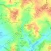 Mappa topografica Le Breuil, altitudine, rilievo