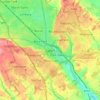 Mappa topografica Luton, altitudine, rilievo