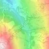 Mappa topografica Les Déserts, altitudine, rilievo
