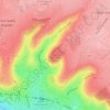 Mappa topografica Mont Fortin, altitudine, rilievo