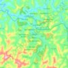 Mappa topografica Viçosa, altitudine, rilievo
