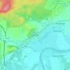 Mappa topografica Garche, altitudine, rilievo