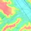 Mappa topografica Cetinale, altitudine, rilievo