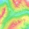 Mappa topografica Morgins, altitudine, rilievo