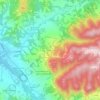 Mappa topografica Pizzocorno, altitudine, rilievo