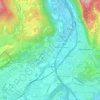 Mappa topografica Rancate, altitudine, rilievo